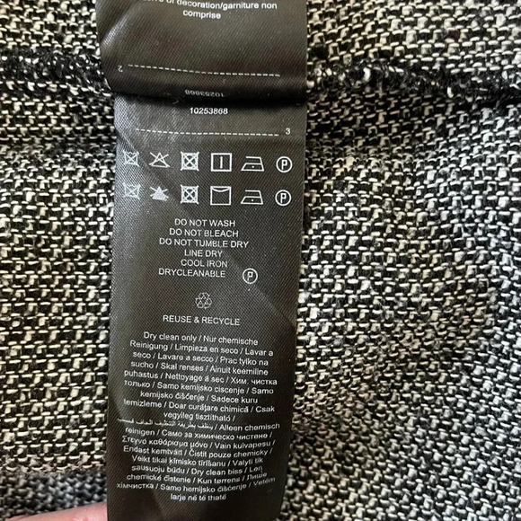 Vero Moda Rosie tweed chore Jacket  boxy workwear cozy oversized - Picture 14 of 15